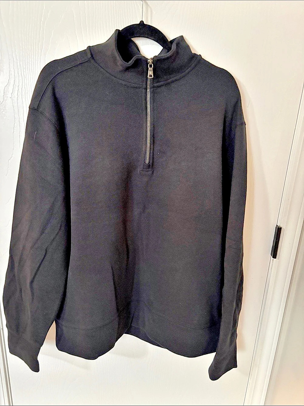 Banana Republic Men's Black Half-Zip Pullover XL Like New